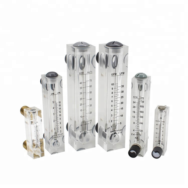 Medidores de flujo de tubo de vidrio